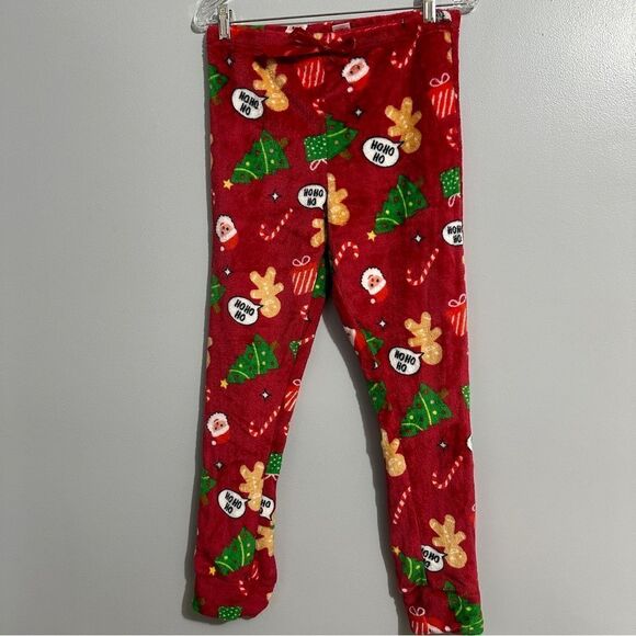 Plush red Christmas pajama pants NWOT - Picture 1 of 6
